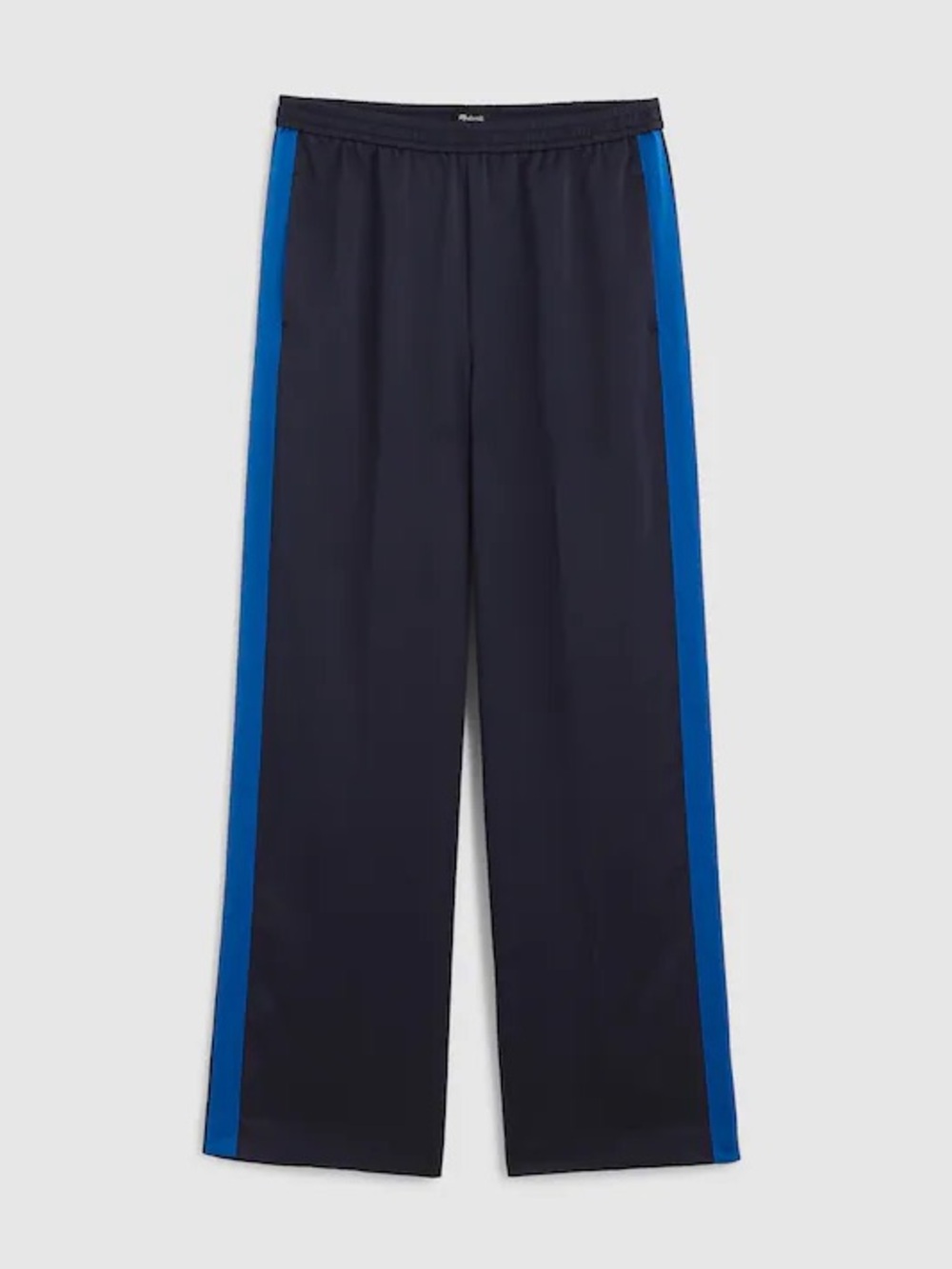 The Easy Pull-On Track Pant in Satin Classic Navy